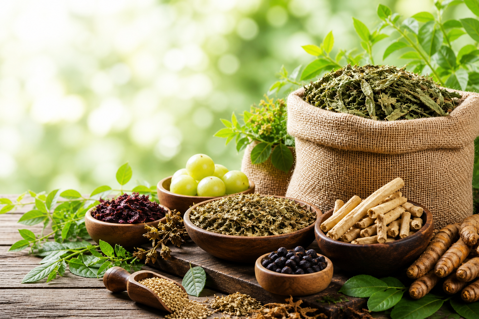 Herbal raw materials
